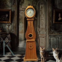 Gustavian Mora clocks - Súlyhuzamú  állóóra Svéd Westernstrand óragyár