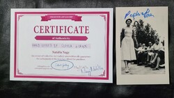 2 OSCAR DÍJ ÉLŐ FILMLEGENDA SOPHIA LOREN SAJÁTKEZÜLEG ALÁÍRT FOTÓ +EREDETISÉGET IGAZOLÓ ZERTIFIFIKÁT