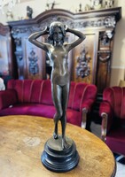 Ébredő Harmónia - Női akt Bronz Szobor - Nagyméretű