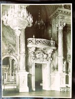 1939 JELZETT EREDETI KORABELI 23 cm FOTÓ KIRÁLYI PALOTA BÁLTEREM BUDAPEST BOMBÁZÁS ELÖTT