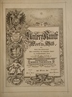 1885. Moritz Band Hazánk művészete védnök Mária Terézia magyar királynő antik bécsi gyűjtői könyv