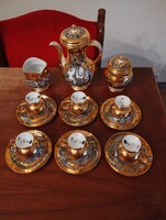 Hollóházi Szász Endre kávés készlet