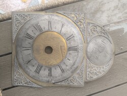 Antik Fali Óra Àlló óra vagy Asztali óra könyvtàri óa szàmlap réz és ón ! Akàr kalap óra de elemes