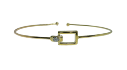 Köves modern arany karreif (ZAL-Au136356)