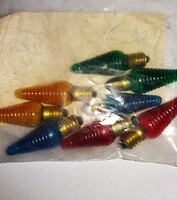 1990'S Retro félrecsomagolt VILLAMOSSÁGI boltos KARÁCSONYFA IZZÓK - KIPRÓBÁLT MŰKÖDŐ ! képek szerint