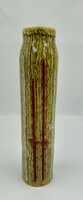 Illés László Retro Kerámia Váza - Aláírt