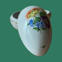 Herendi nagyméretű porcelántojás bonbonier
