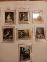 Bélyeg album Festmények 1966-1976