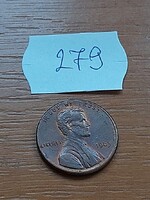 USA 1 CENT 1983  Abraham Lincoln,  Réz-cink  279.
