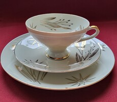 Winterling Marktleuthen Bavaria német porcelán reggeliző szett kávés teás csésze csészealj kistányér