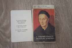 A Szépművészeti Múzeum kincsei kártya csomag / művészeti kvartett