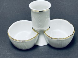NEW! Hollóházi spice container with toothpick holder