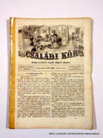 1863 április 26  /  Családi Kör   /  ANTIK, RÉGI EREDETI ÚJSÁG RITKASÁG! Szs.:  10686
