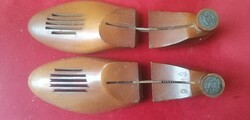 Vintage " Florsheim Shoe " fa nyújtóforma sámfa betét, 9-3-as méret, csuklós