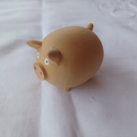 Fa malac, újévi szerencsehozó kabala- kézműves