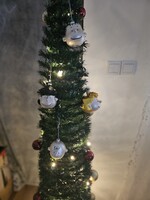 Butlers Peanuts (Charlie Brown & Friends) 4 darabos fújt üveg karácsonyfadísz szett