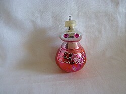 RÉGI ÜVEG KARÁCSONYFADÍSZ - BOGÁR!