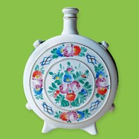 Hollóházi porcelán kulacs