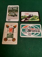 4 db ÁFOR kártyanaptár