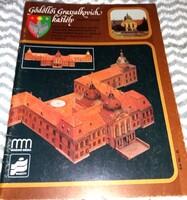 1986. Gödöllői Grassalkovich kastély (makett-kivágó) KÖNYV a képek szerint