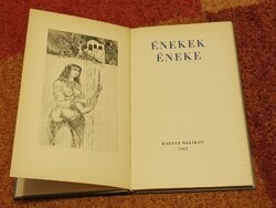 Énekek éneke/ Magyar Helikon kiadó 1962 Würtz Ádám rézkarcával illusztrált