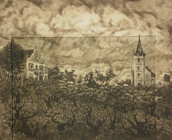 + Imre István : Templom és kúria - nagy méret