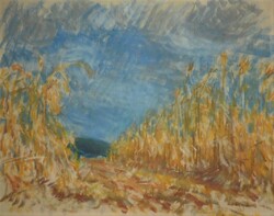 (K) Szalmás Béla (1908-1961) : Kukoricás