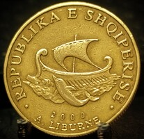 Albánia 20 Lek, 2000 D10F1V