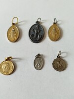 Vallási medál csomag  6db-os