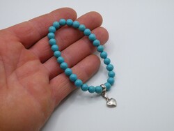 K038 Elegáns Thomas Sabo charm karkötő szivecskés medál ezüst