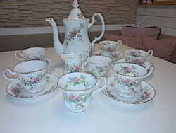 Angol Royal Albert porcelán teáskészlet