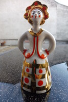 Matrjoska menyasszonyi porcelán figura számozott