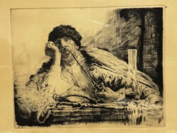 Prihoda István (1891–1965) – Glatter Gyula (1886–1927): Ivóban (Pipázó kocsis)