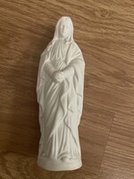 Antik biszkvit Mária porcelán szobor.