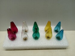 Régi, retró karácsonyfa égő, izzó - csavart bordával ---3---