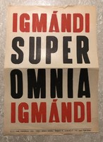 Igmándi plakát ( Globus nyomdai műintézet)