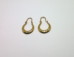 Szíves arany gyerek karika fülebevaló (ZAL-Au136299)