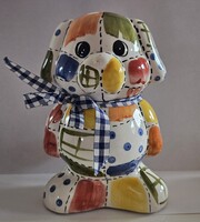 Porcelán kutya persely