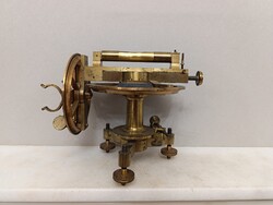Antik teodolit földmérő eszköz szintező theodolite szerszám geodéta műszer doboza nélkül 322 5786
