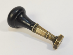 Vintge/antik mogrammos pecsétnyomó / viaszpecsét