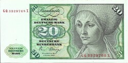 20 márka 1980 NSZK Németország 2. Gyönyörű
