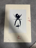 Borsos Miklós: Vitorlások szitanyomat