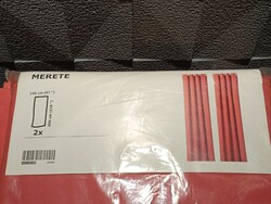 IKEA MERETE lazac színű sötétítő függöny pár