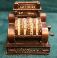 Miniatűr pénztárgép, ceruza faragó, hegyező (L5916)