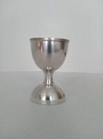 Ezüst lágytojástartó pohár