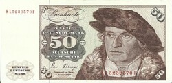 50 márka 1980 NSZK Németország 4. Gyönyörű