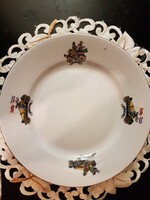 -OLD -TIMER autók - 1900-as évek - Zsolnay gyermek tányérok - kisfiuknak RITKA !, 1 lapos 1mély)--