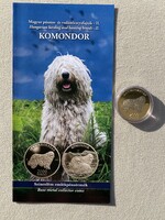 2020 Komondor (Magyar pásztor- és vadászkutya-fajták II.) 2000 Ft színesfém emlékérme, UNC, pros.