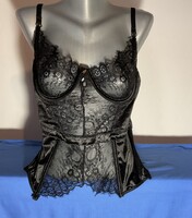 Fekete csipke fűző 44-46