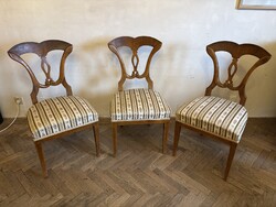 Elegant, Classic Style Upholstered Chairs, Set of 3